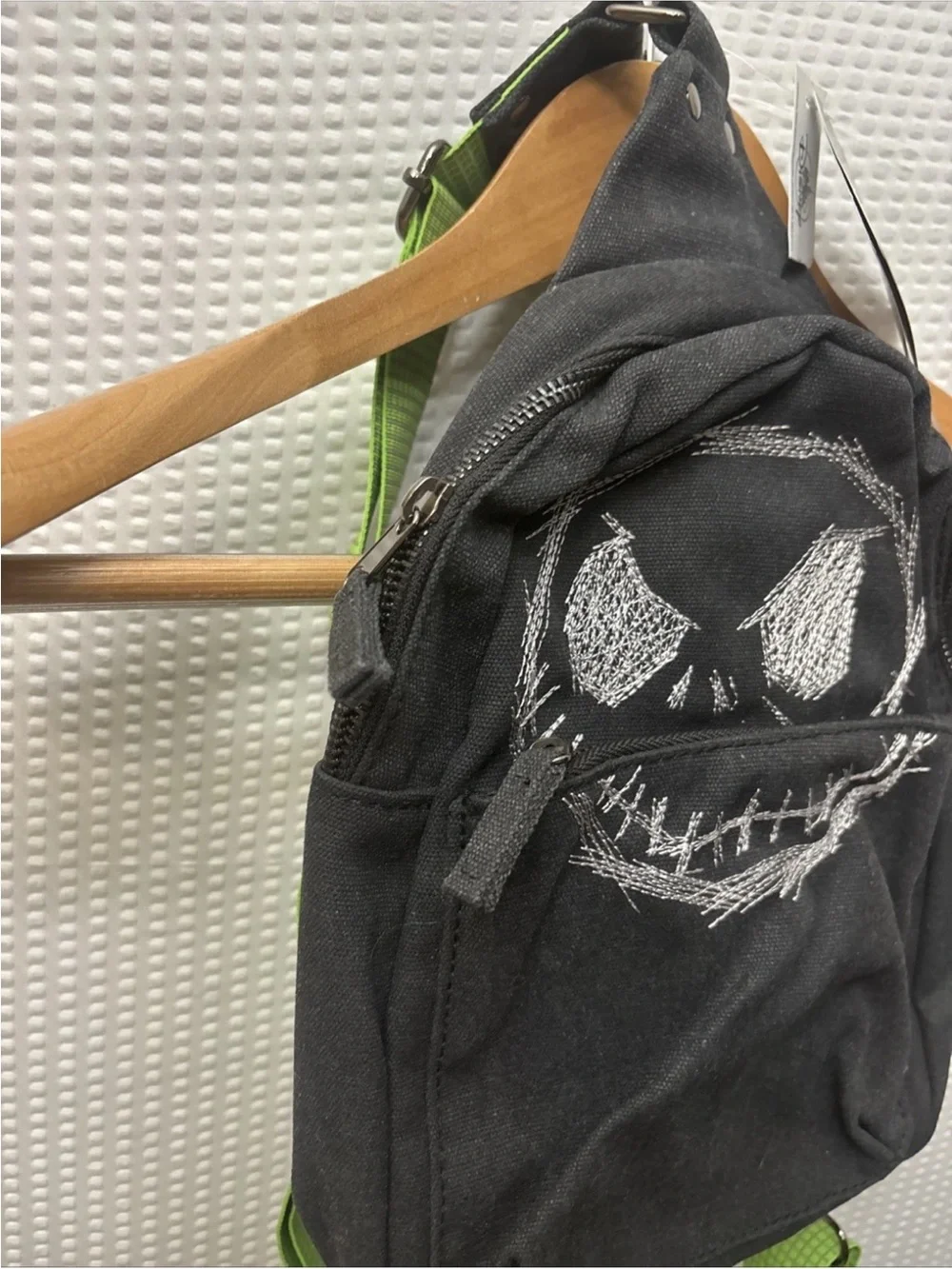NWT Disney Parks Jack Skellington sling messenger bag